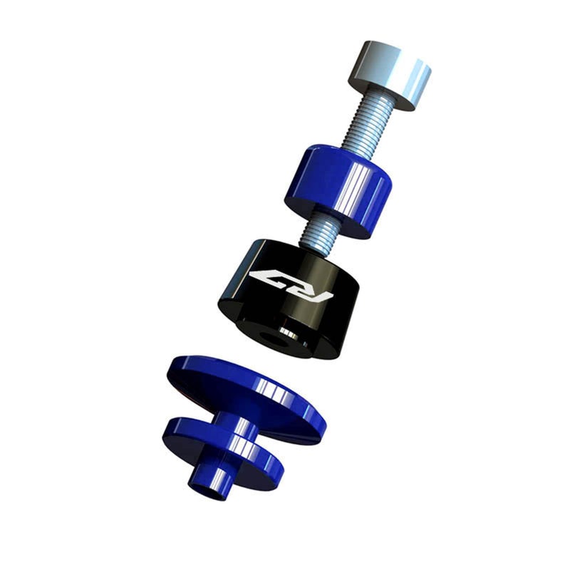 MOWOK Swingarm بكرة منزلق يناسب YAMAHA R7 YZFR7 YZF R7 2021 2022 ملحقات الدراجات النارية حامل مسامير (أسود) - Image 4